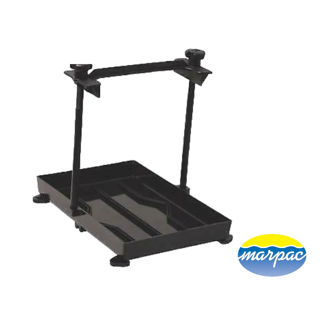 Economy “Clamp Strap” Battery Tray with composite rods (for Series 24M Batteries)