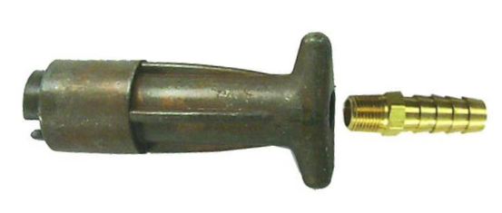 Fuel Connector, Old Bayonet Style 3/8″ Hose Barb