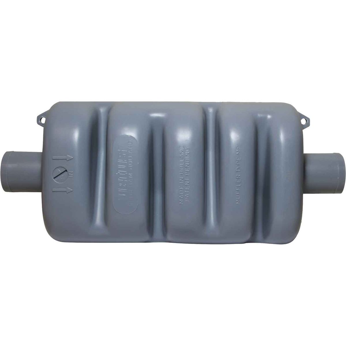 Vetus MP45 Plastic Exhaust Muffler (45mm Diameter)