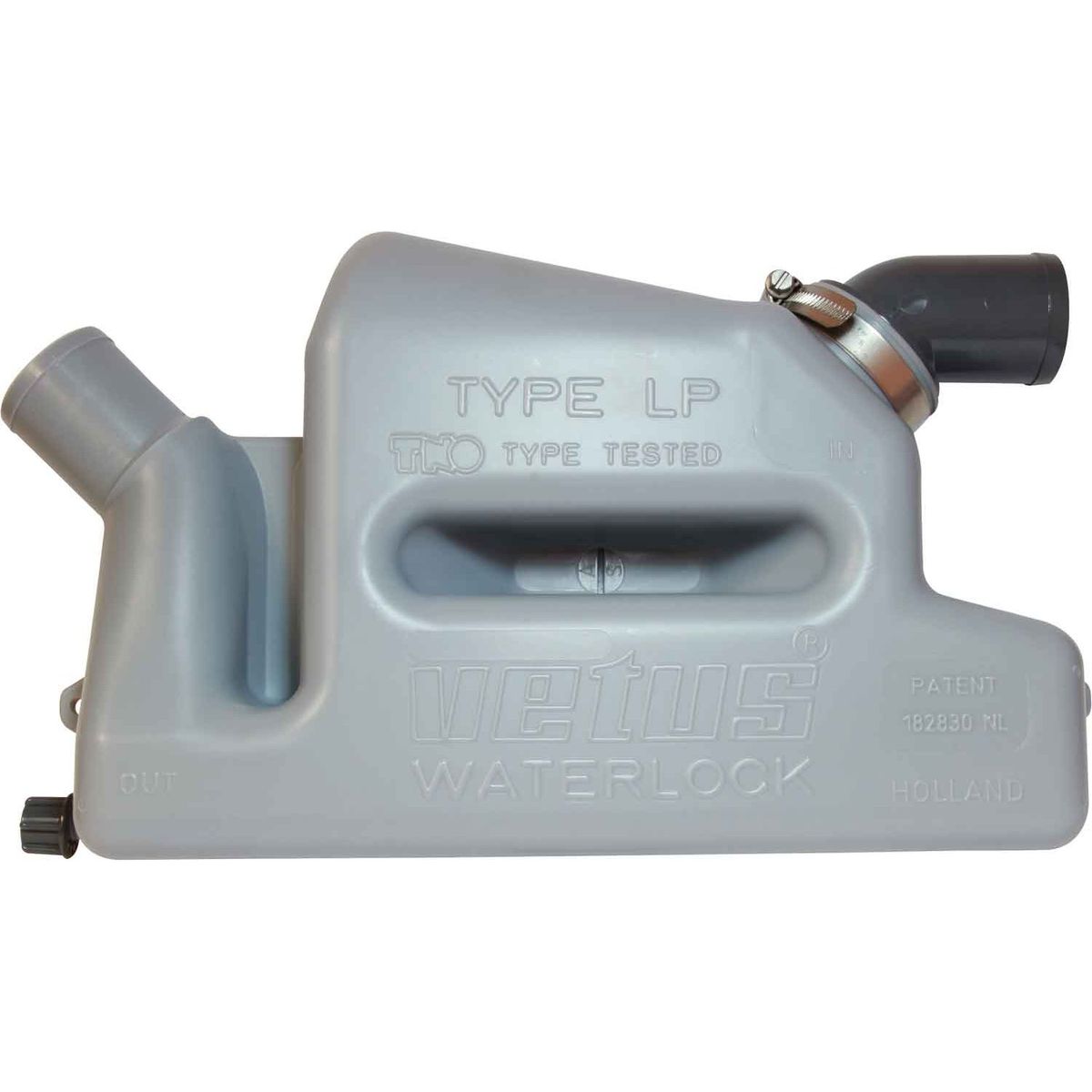 Vetus LP45R Plastic Marine Waterlock (45mm / 4.3 Litres)