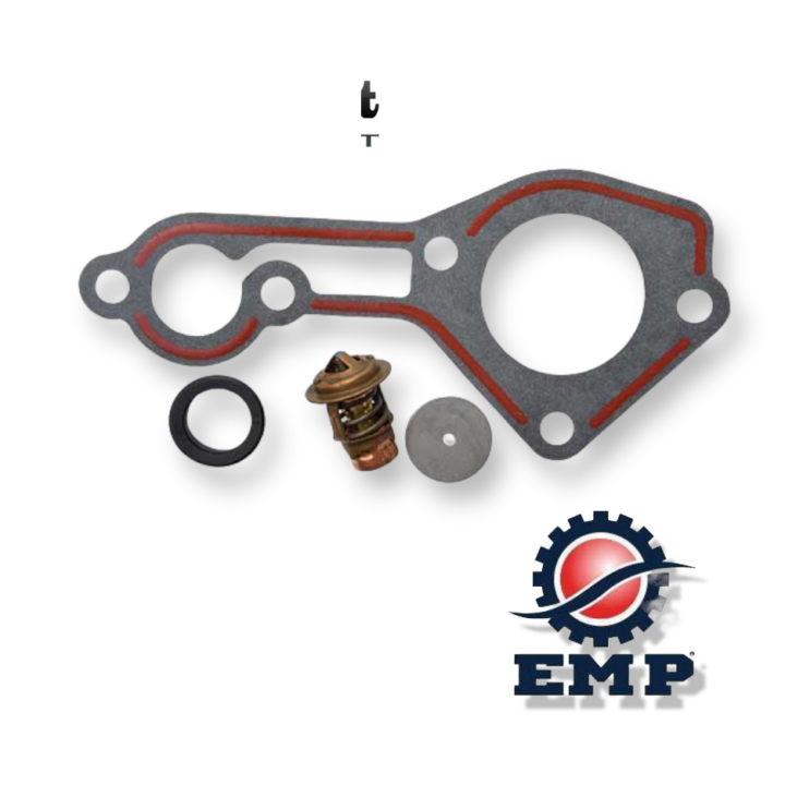 Thermostat Kit for 1987+ Mercury/Mariner 2-Stroke 3-cyl 70-90hp & 4-cyl 100-125hp outboards