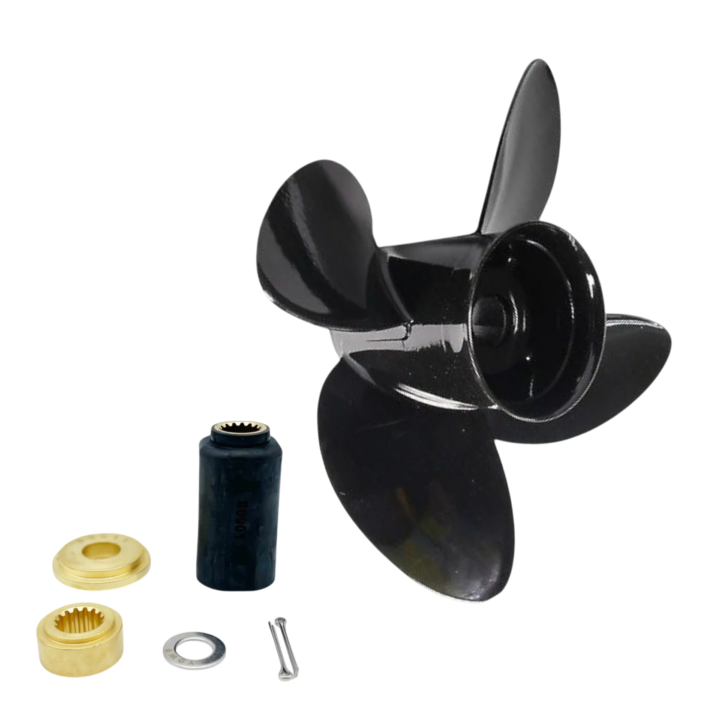 4-Blade Titanium Aluminium TorqueMaster Series RH Rotation Propellers in various sizes to suit Volvo Penta SX Stern Drives - 15" x 14"