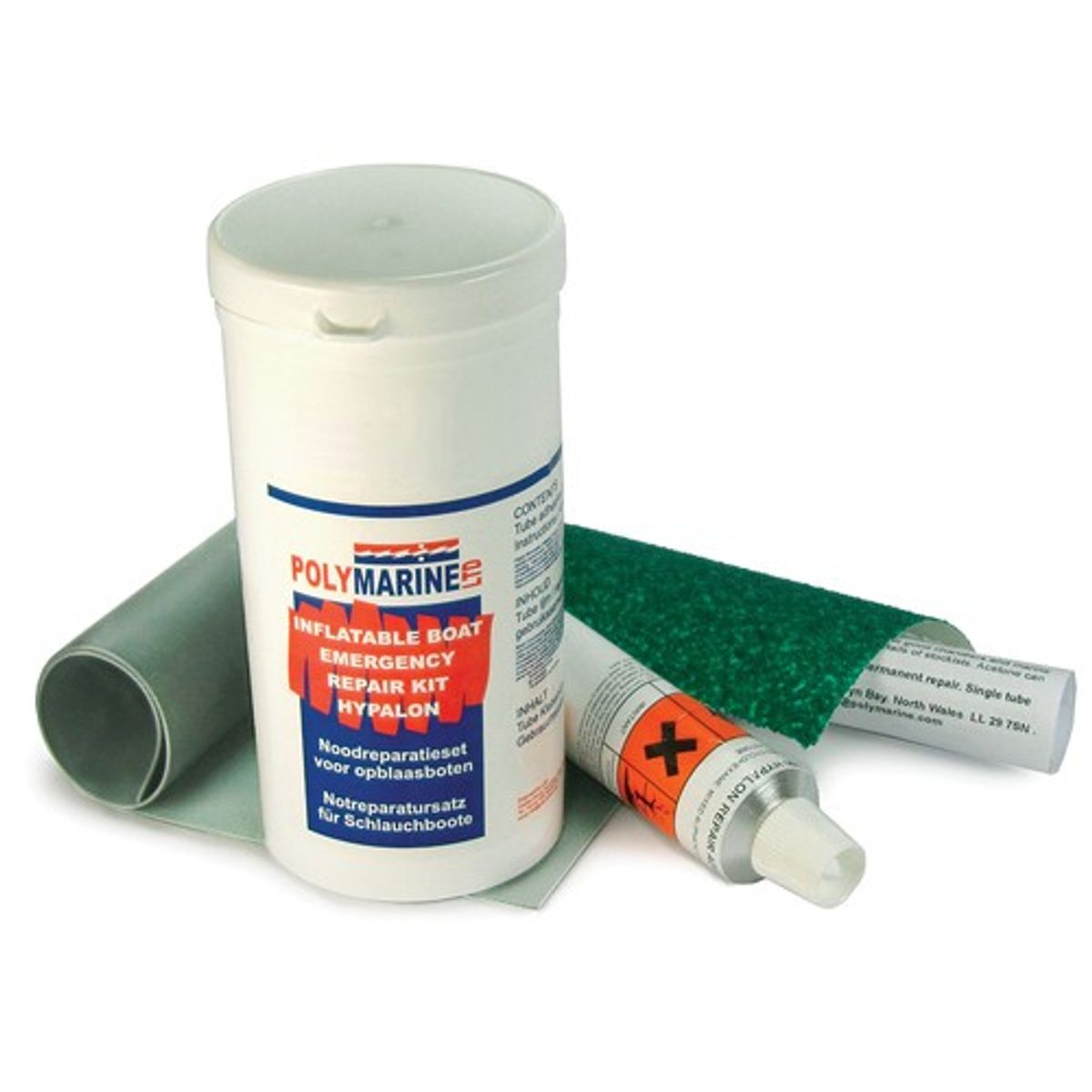 Polymarine Emergency Hypalon Repair Kit (Blue)