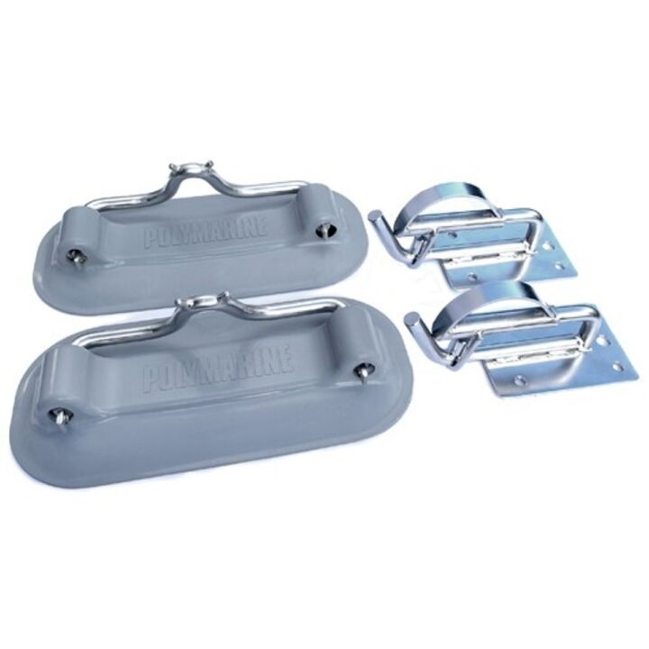 Polymarine Insta-Lock Standard Snap Davit Swim Board Kit in Grey