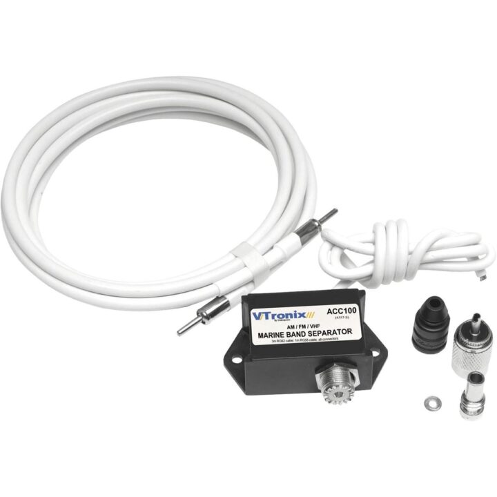 Shakespeare ACC100 Marine Band Separator Antenna (4m Cable, AM/FM/VHF)