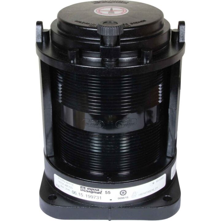 Aqua Signal 55 Stern White Navigation Light (Black Case / 24V / 25W)