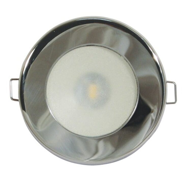 Quick Ted LED Downlight Stainless Steel (12/24V / 2W / Warm White)