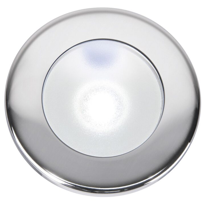 Quick Ted LED Downlight Stainless 12/24V Daylight White (Touch Switch)