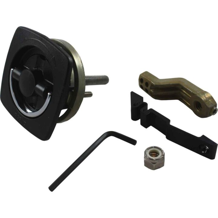 Perko 0932 Flush Latch (With Number 1 Cam Bar / Black)