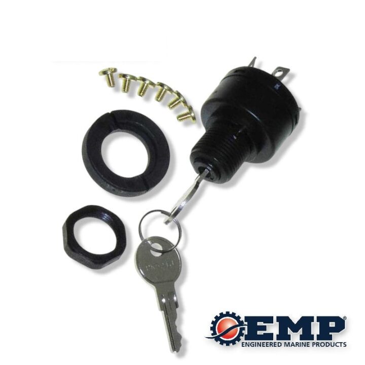 Ignition Switch for Johnson Evinrude 2-cyl 9.9-55hp, 3-cyl 60-75hp, V4 80-140hp, V6 150-235hp, V8 275-300hp outboards