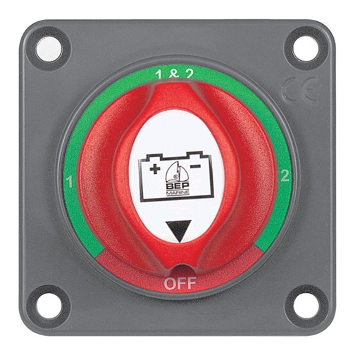 BEP 701S-PM Panel Mounted Battery Switch 200A (1-2-Both-Off)