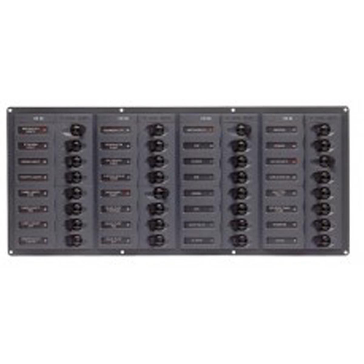 BEP Horizontal Circuit Breaker Panel (12V / 32-Way)