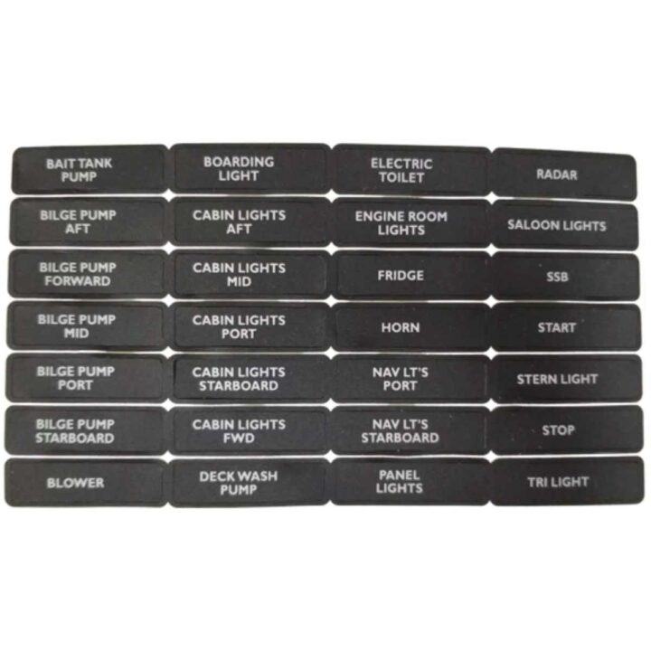 BEP Label Set for CB Panels Set-2N