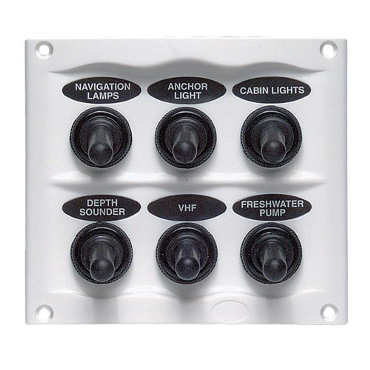 BEP 6-Way Compact Marine Waterproof Panel (White)