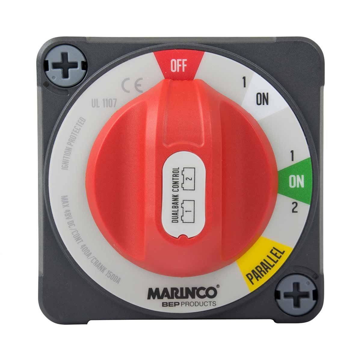 BEP Pro-Installer Ez-Mount Battery Switch (400A / Dual Bank Control)