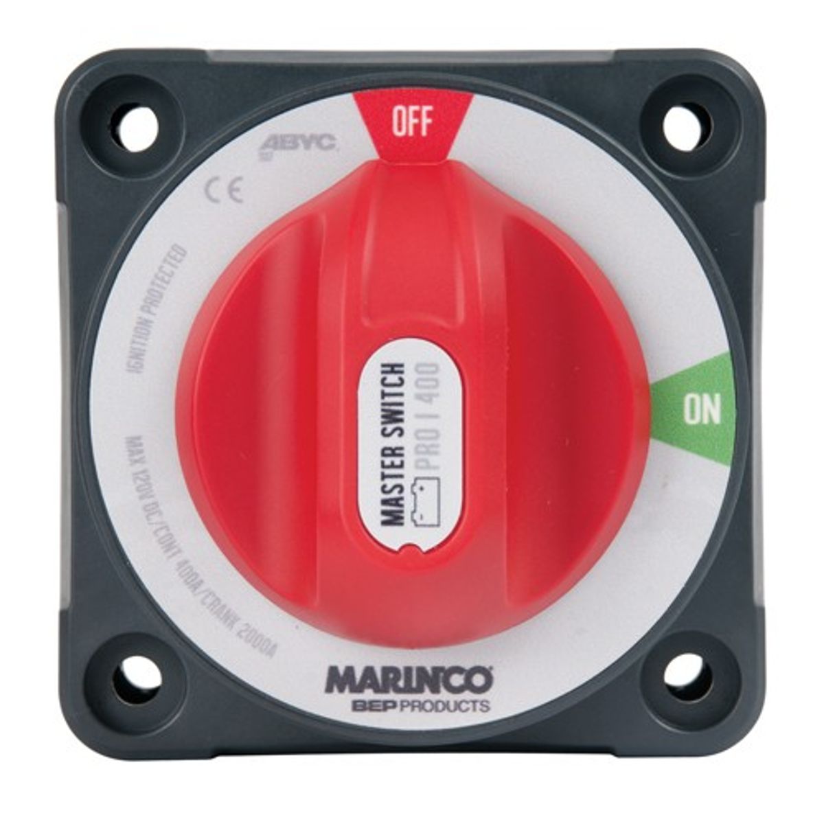 BEP Pro-Installer Battery Switch Single Pole (400A / 12-48V / On/Off)