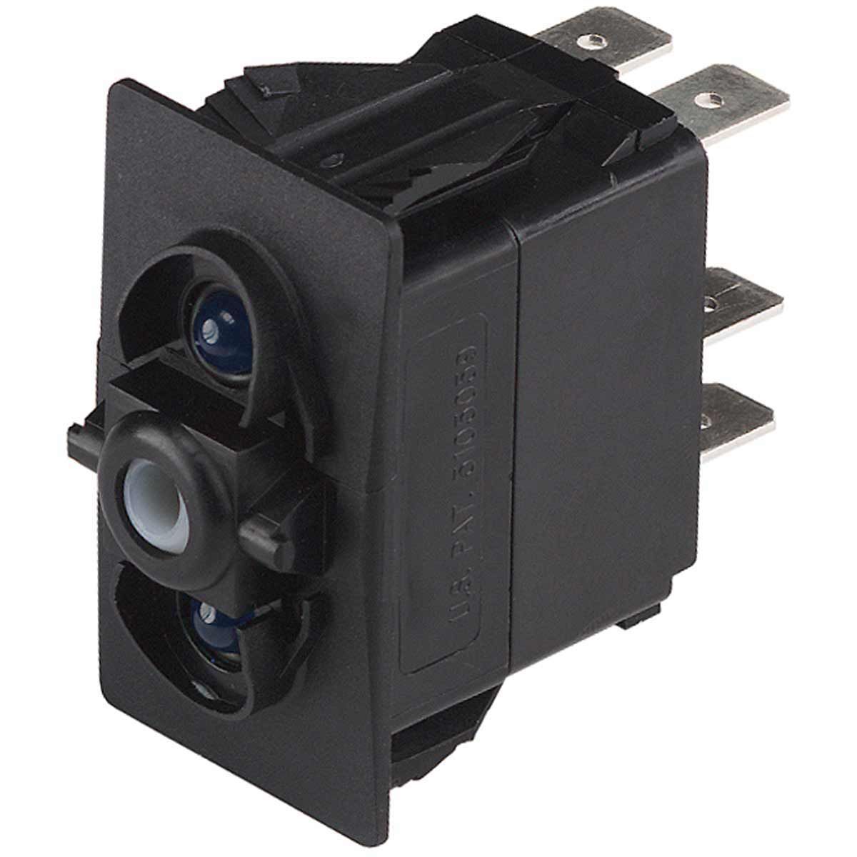 CZone Custom Rocker Switch with Blue LED (Momentary On / Off)