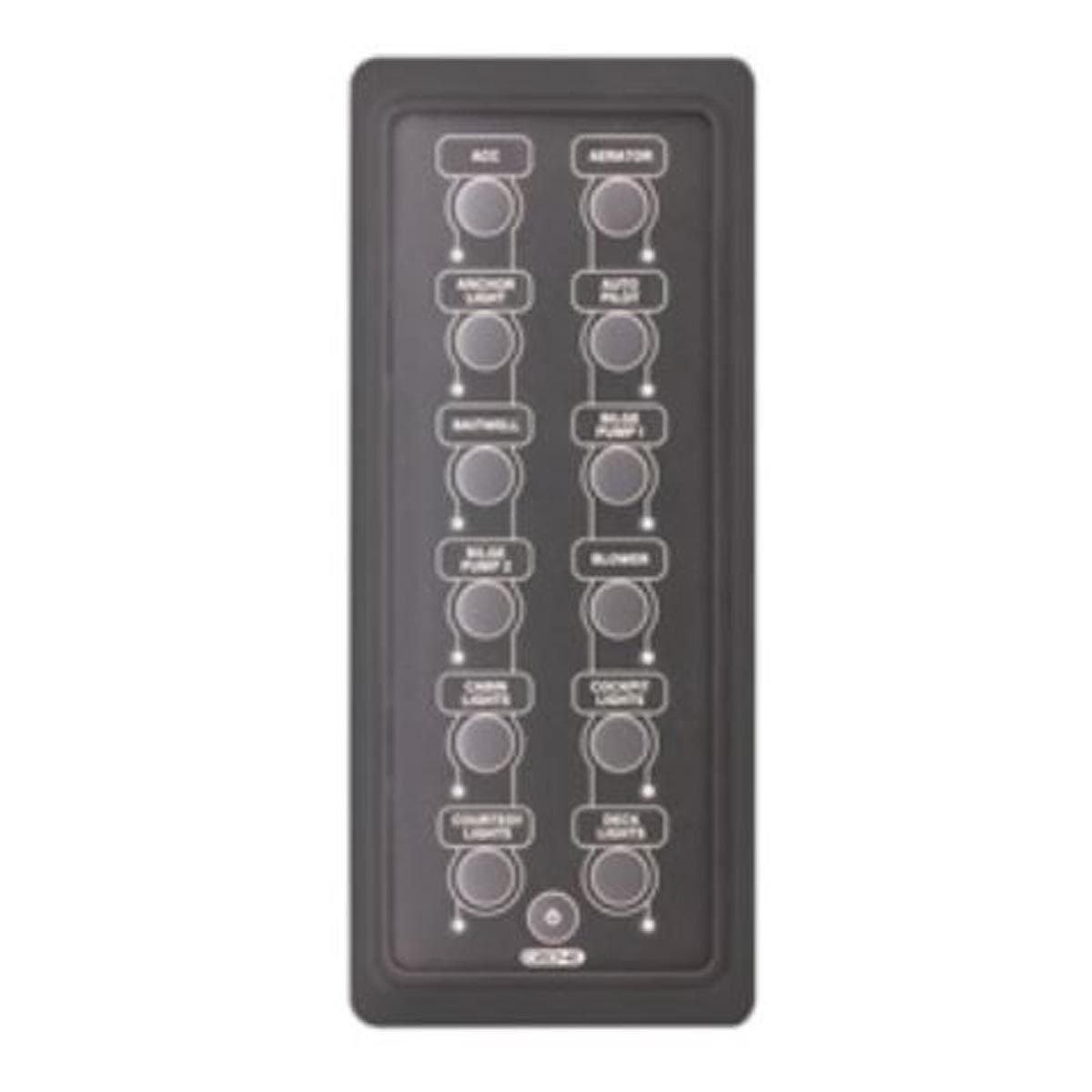 CZone Waterproof 12-Way Portrait Keypad