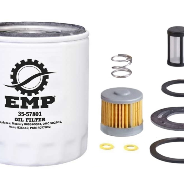 MerCruiser GM 2.5L / 3.0L L4 Engine 100 Hour Service Maintenance Kit
