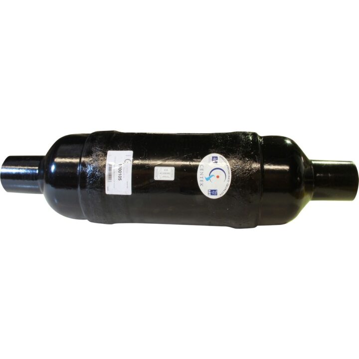 Centek Vernatone Round GRP Exhaust Muffler (89mm Hose)