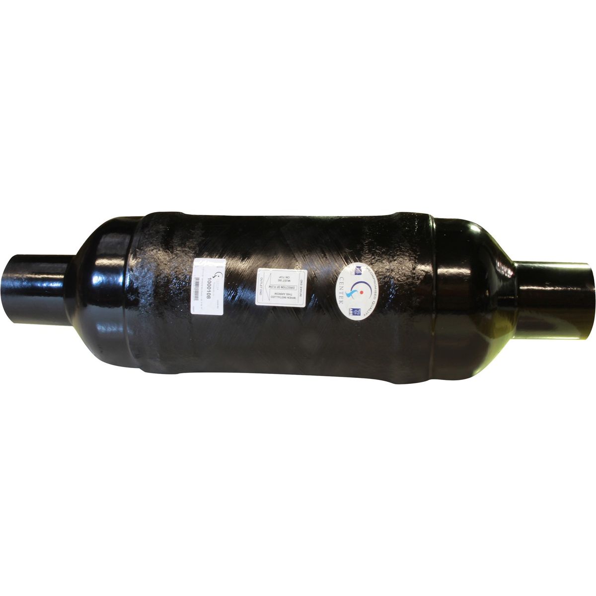 Centek Vernatone Round GRP Exhaust Muffler (127mm Hose)