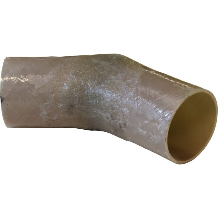 Centek 45 Degree GRP Exhaust Hose Elbow (76mm Hose / 216mm Length)