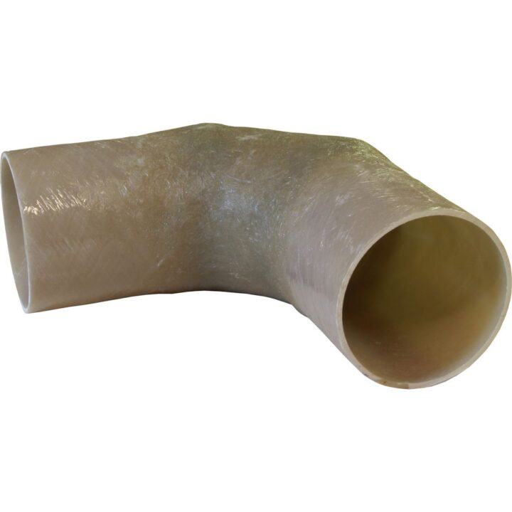 Centek 90 Degree GRP Exhaust Hose Elbow (102mm Hose / 238mm Length)