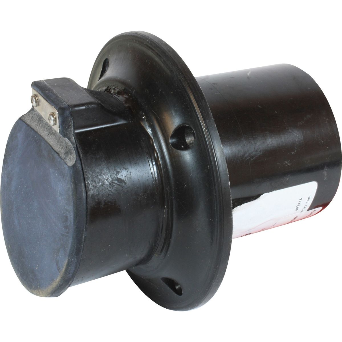Centek GRP Through Hull Exhaust Outlet (Black / 76mm)