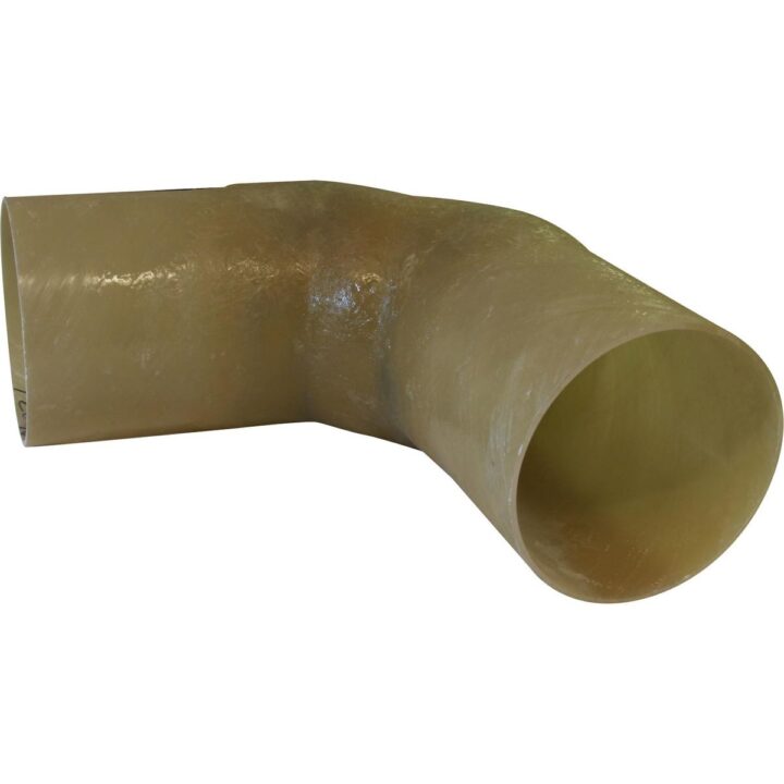 Centek 90 Degree GRP Exhaust Hose Elbow (254mm Hose / 554mm Length)