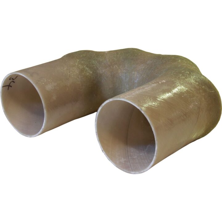 Centek 180 Degree GRP Exhaust Hose Elbow (102mm Hose / 238mm x 292mm)