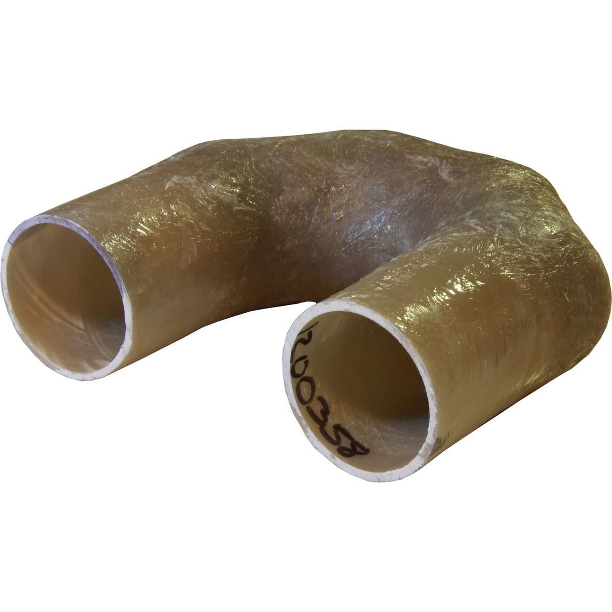 Centek 180 Degree GRP Exhaust Hose Elbow (60mm Hose / 152mm x 181mm)