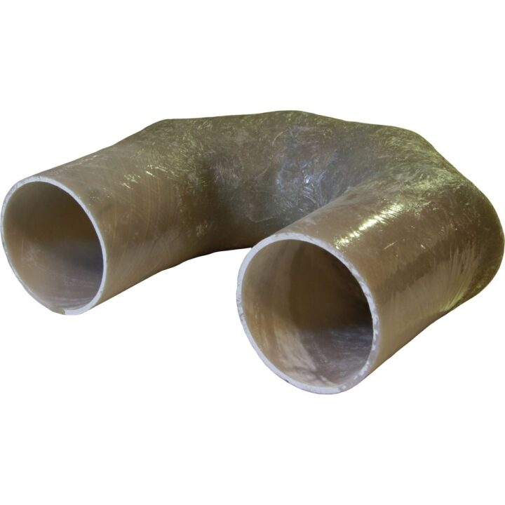 Centek 180 Degree GRP Exhaust Hose Elbow (89mm Hose / 222mm x 267mm)