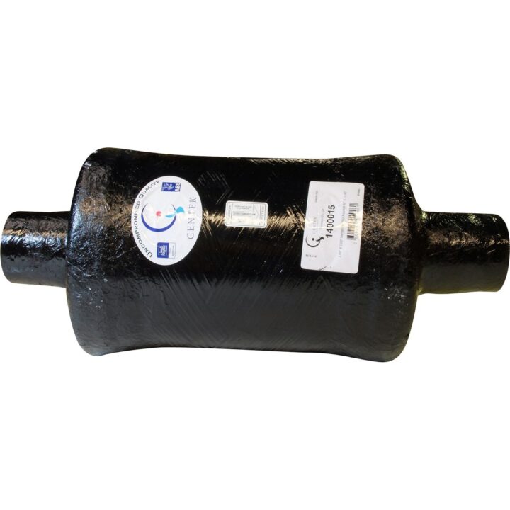 Centek Vernatone Round MKII GRP Exhaust Muffler (76mm Hose)