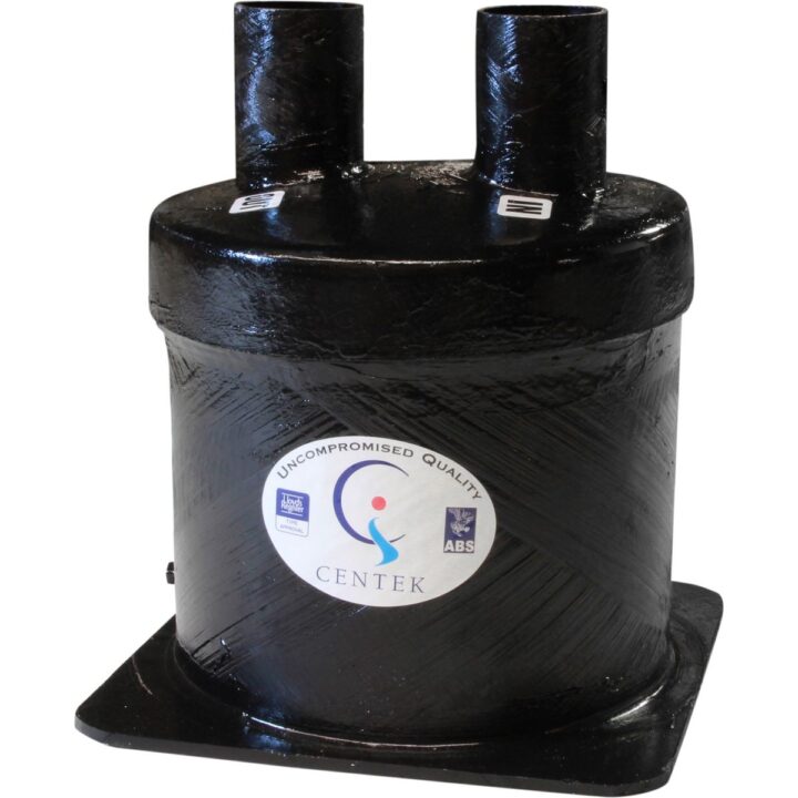 Centek Vernalift GRP Exhaust Waterlock (Top In & Out / 51mm)