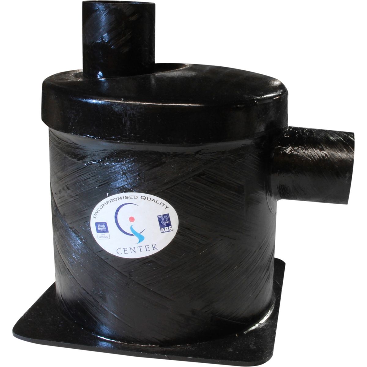 Centek GRP Exhaust Waterlock (Side In – Top Out / 76mm Hose)