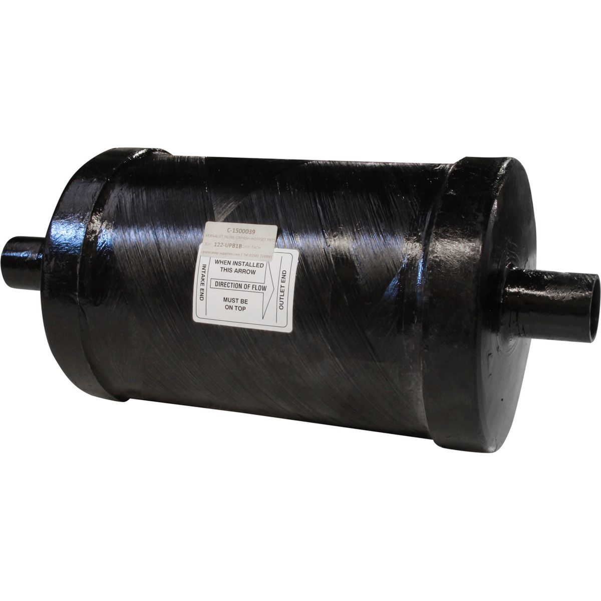 Centek Vernalift GRP Exhaust Waterlock (Inline / 44mm Hose)
