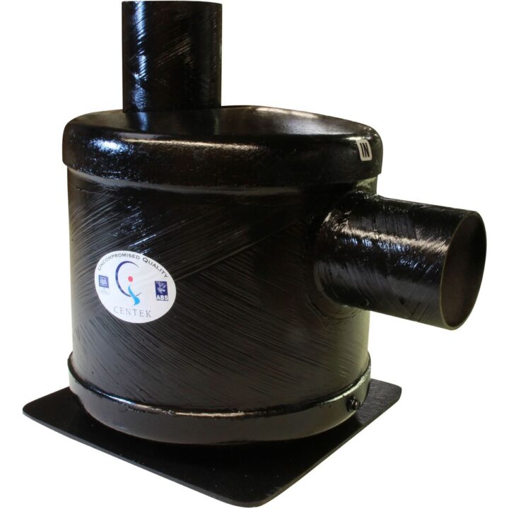 Centek Vernalift GRP Exhaust Waterlock (Side In, Top Out / 102mm Hose)