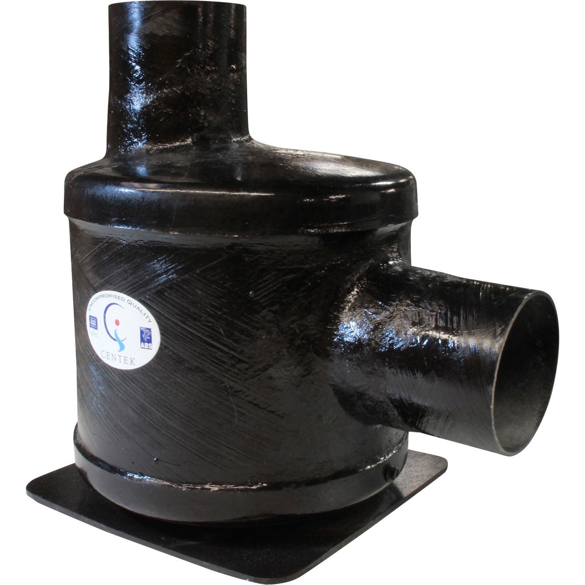 Centek Low Capacity GRP Exhaust Waterlock (Side In – Top Out / 127mm)