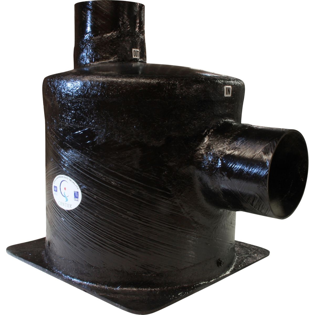 Centek GRP Exhaust Waterlock (Side In – Top Out / 152mm Hose)