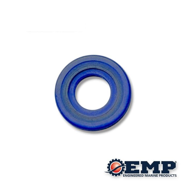 Blue Lower Unit Drain Screw Washer for Mercury Mariner 4-stroke Outboards: 8-115hp