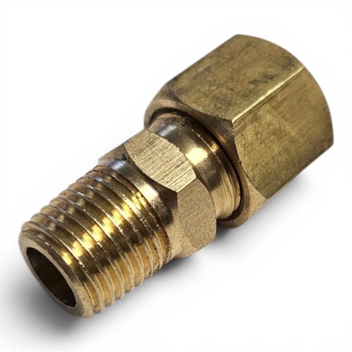 N8 Compression - 1/4" BSP Male tapered thread straight joiner