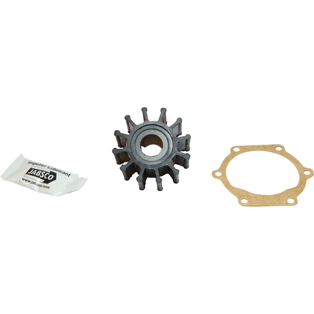 Jabsco Neoprene Key Drive Pump Impeller (12 Blade, OD 57mm, W 31.5mm)