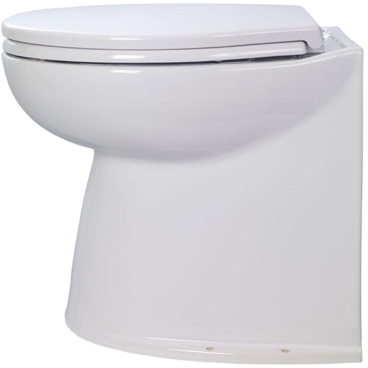 Jabsco Deluxe Flush Toilet with Soft Close Lid (24V / Raw Water)
