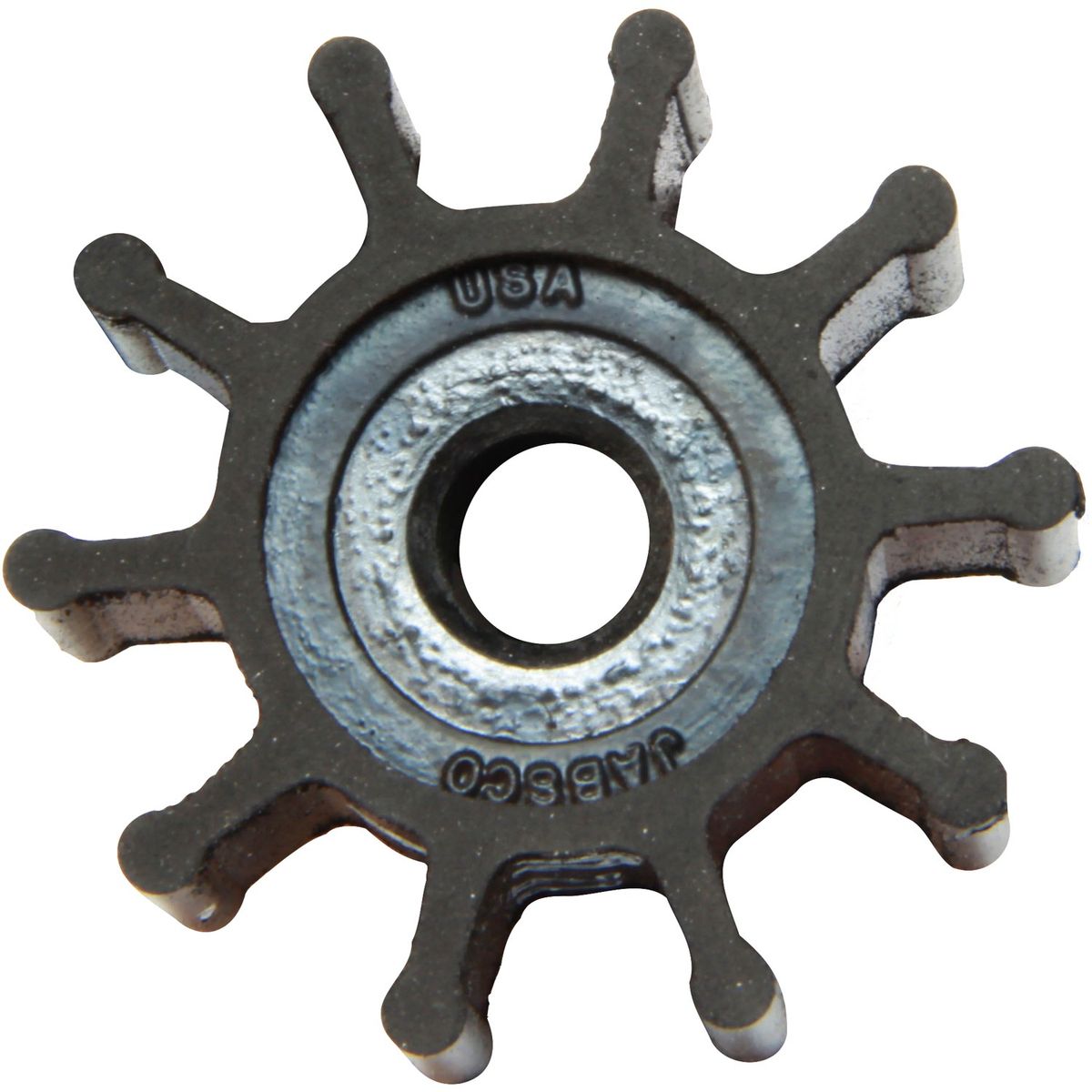 Jabsco Neoprene Single Flat Drive Pump Impeller (10 Blade, 40.5mm OD)