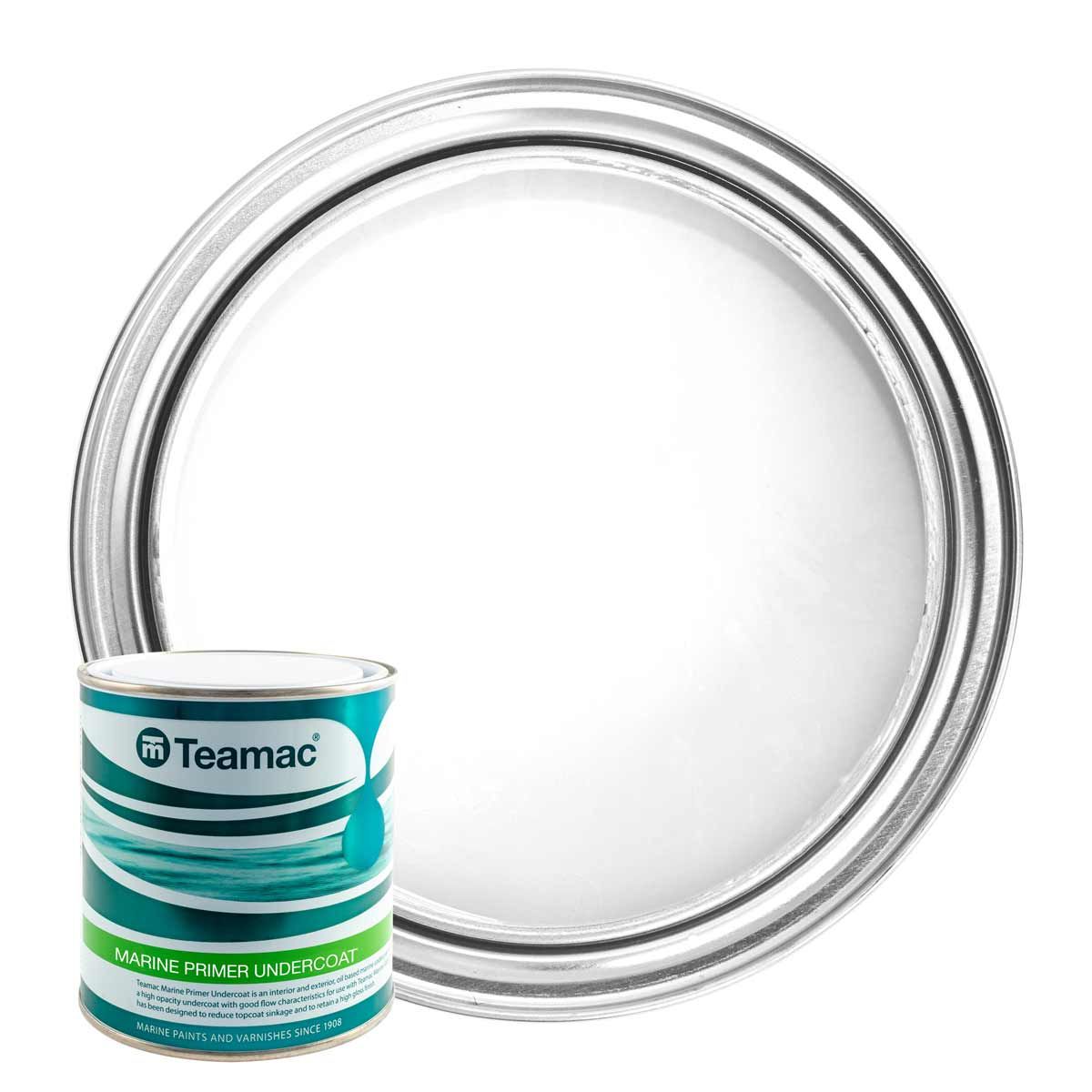 Teamac Marine Undercoat Paint in White (1 Litre)