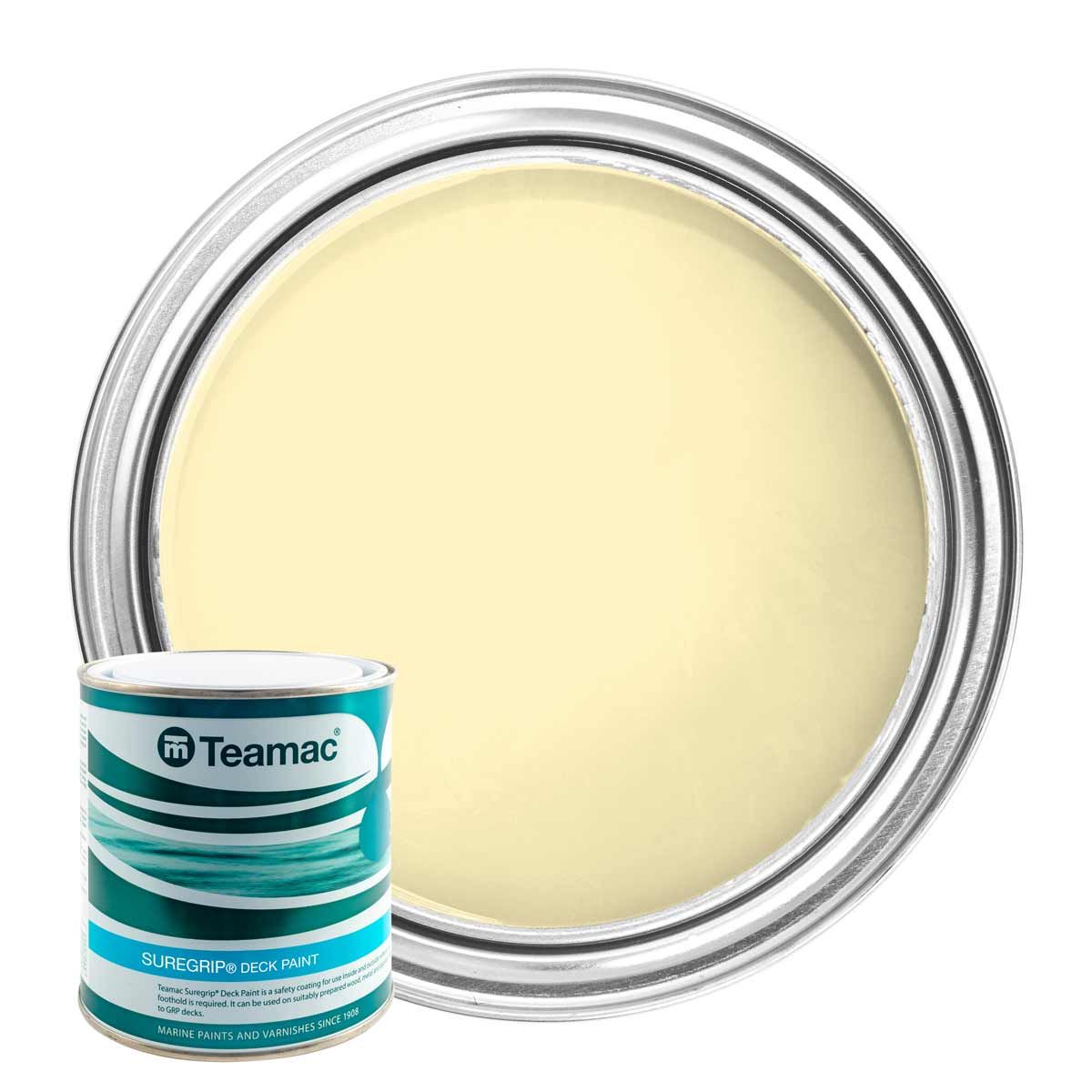Teamac Suregrip Deck Paint in Buttermilk (1 Litre)