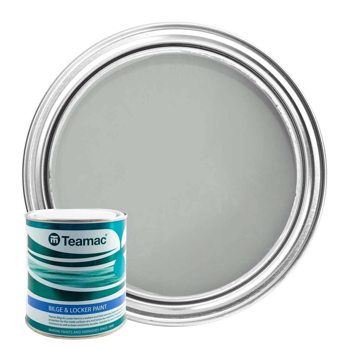 Teamac Grey Bilge & Locker Paint (1 Litre)