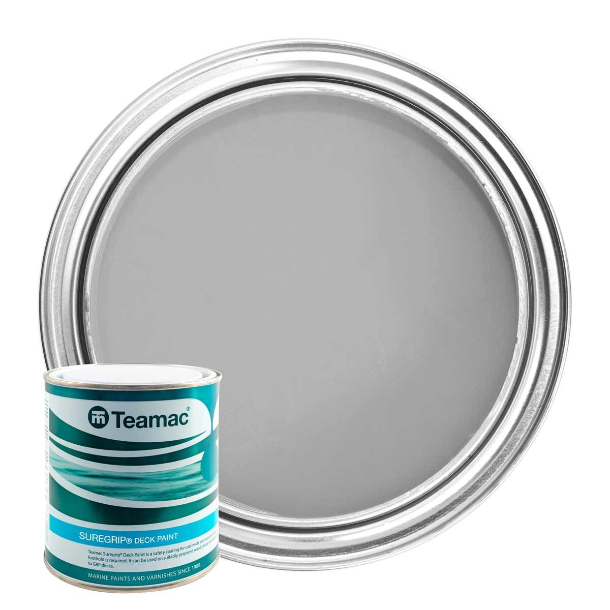 Teamac Suregrip Deck Paint in Light Grey (1 Litre)