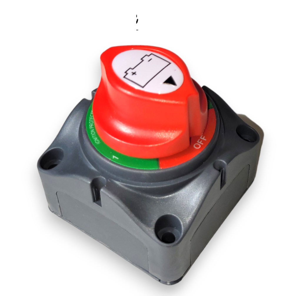 Battery Selector Switch (1-2-Both-Off) with Ignition Protection