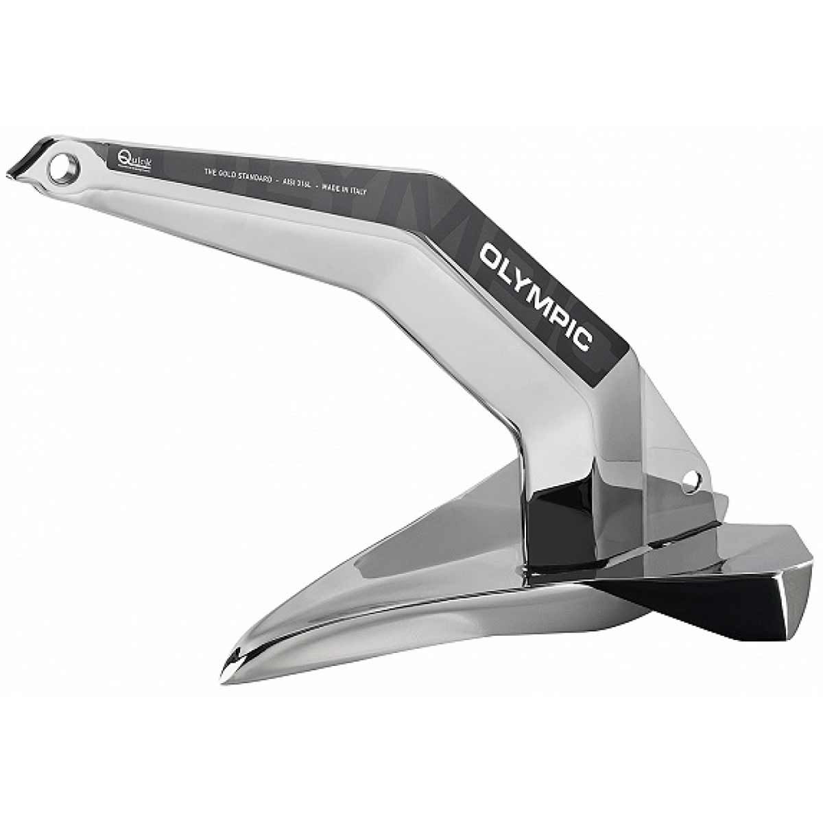 Quick Olympic Plow Anchor (45Kg / Polished Stainless Steel AISI 316)